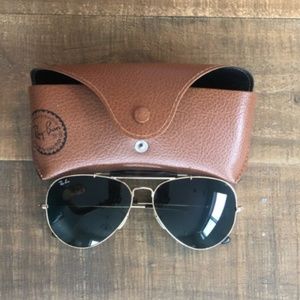 Ray Ban Oversized Aviator Sunglasses